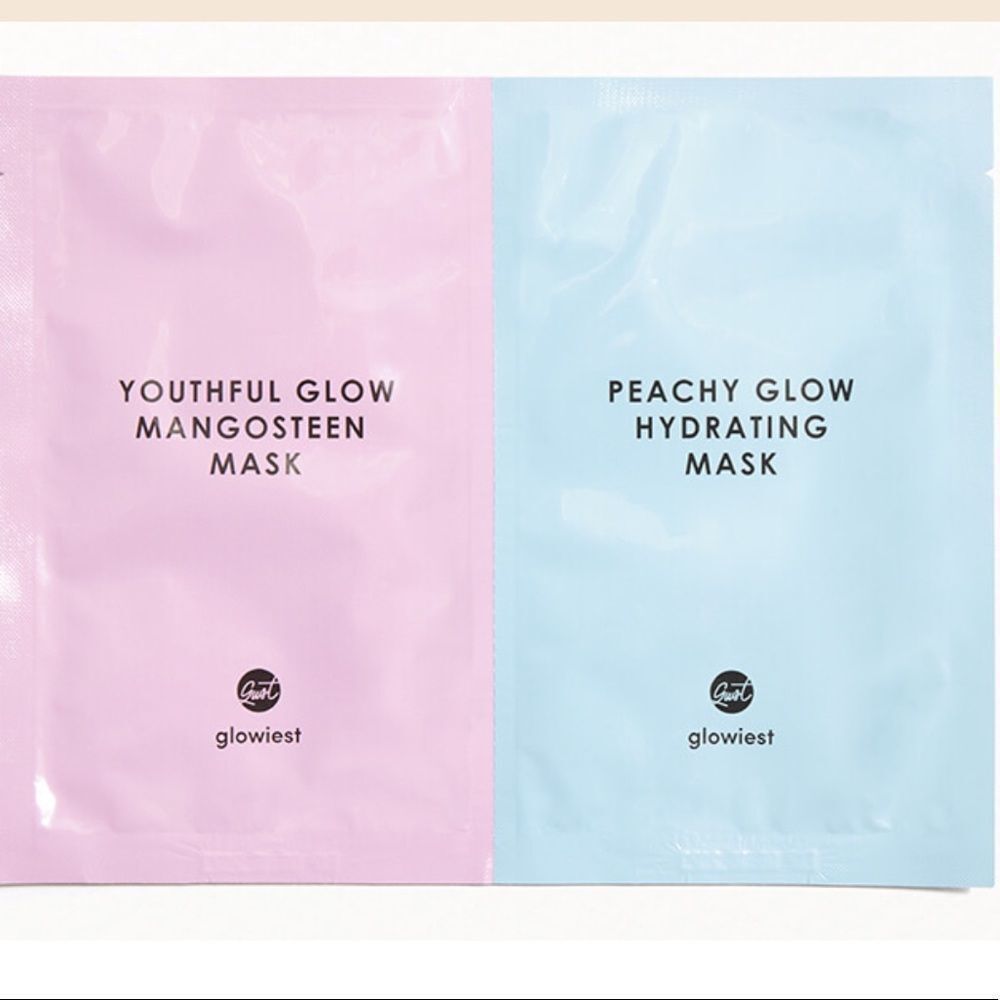 NWT GLOWIEST Youthful Glow and Peachy Glow Mask Duo